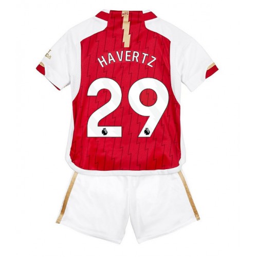 Fotballdrakt Barn Arsenal Kai Havertz #29 Hjemmedraktsett 2023-24 Kortermet (+ Korte bukser)